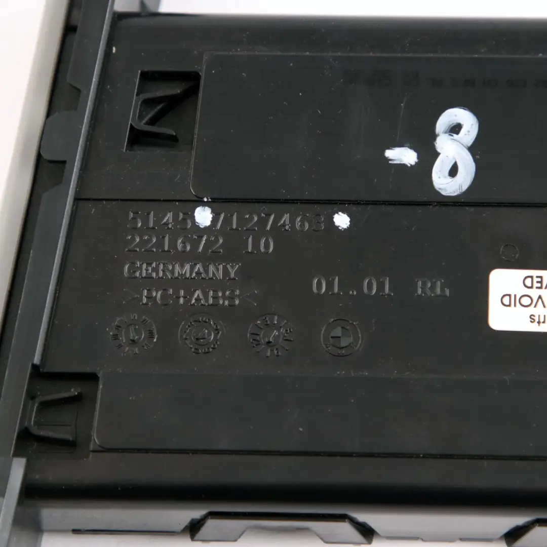 BMW 3 Series 8 E90 E91 E92 E93 LCI Passenger's Cup Drink Holder Left - SKU rhd-7127463-8 - Part number 7127463