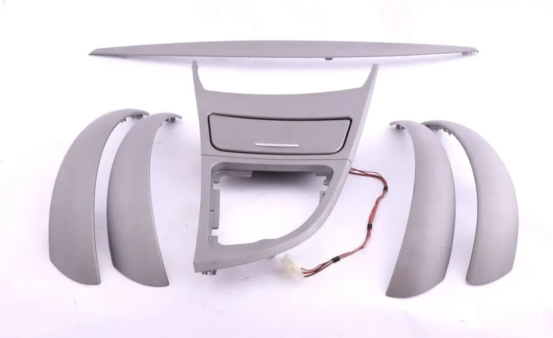 BMW 1 Series 10 E87 Ascher Interior Trim Set Dash Dashboard Titan Silver Matt - SKU rhd-7129144-10 - Part number 7146674