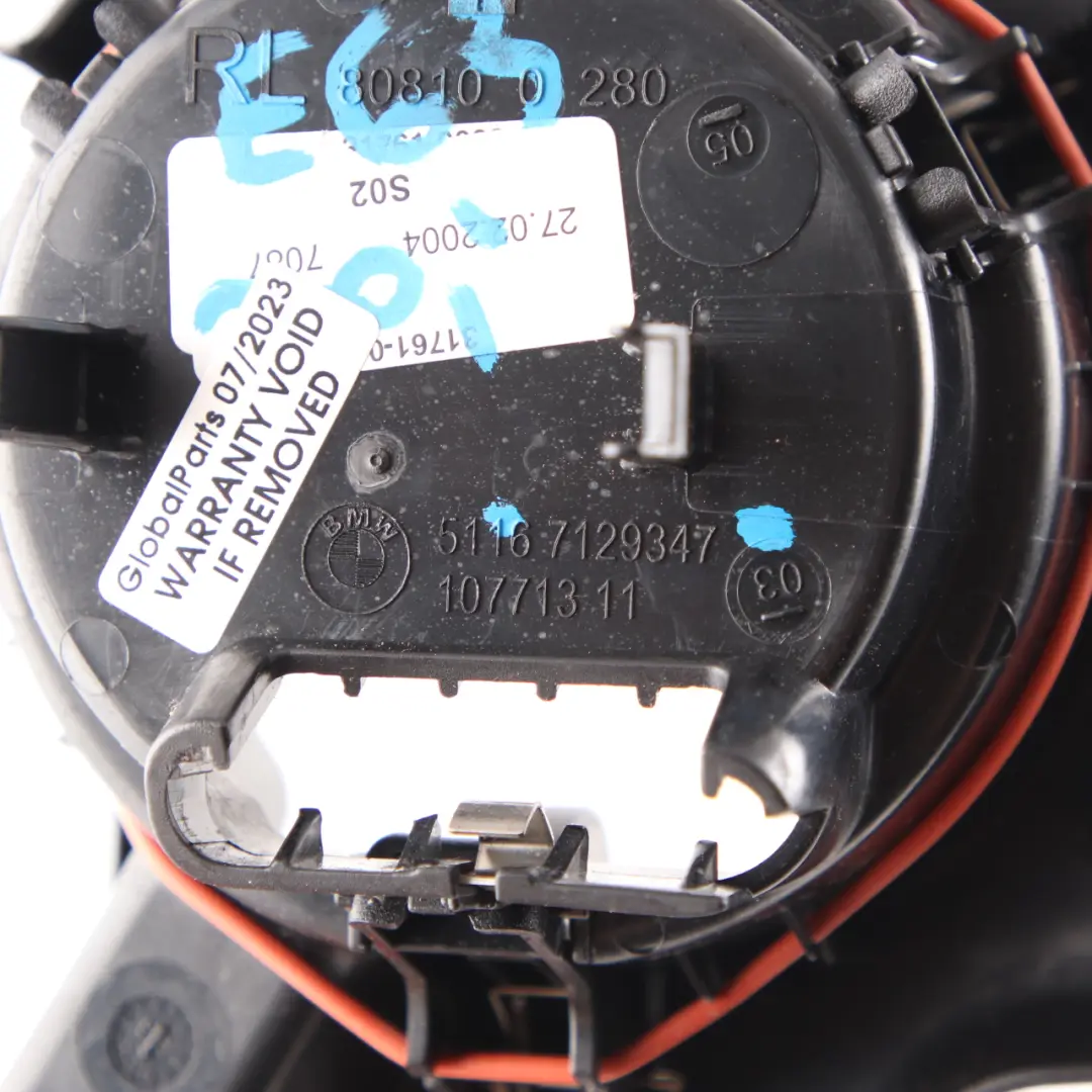 Holder BMW E63 E64 Drink Holder Centre Console Rear Black to Cup with Part number 7129347 Cup Holder BMW E63 E64 Drink Holder Centre Console Rear Black - SKU rhd-7129347 - Part number 7129347