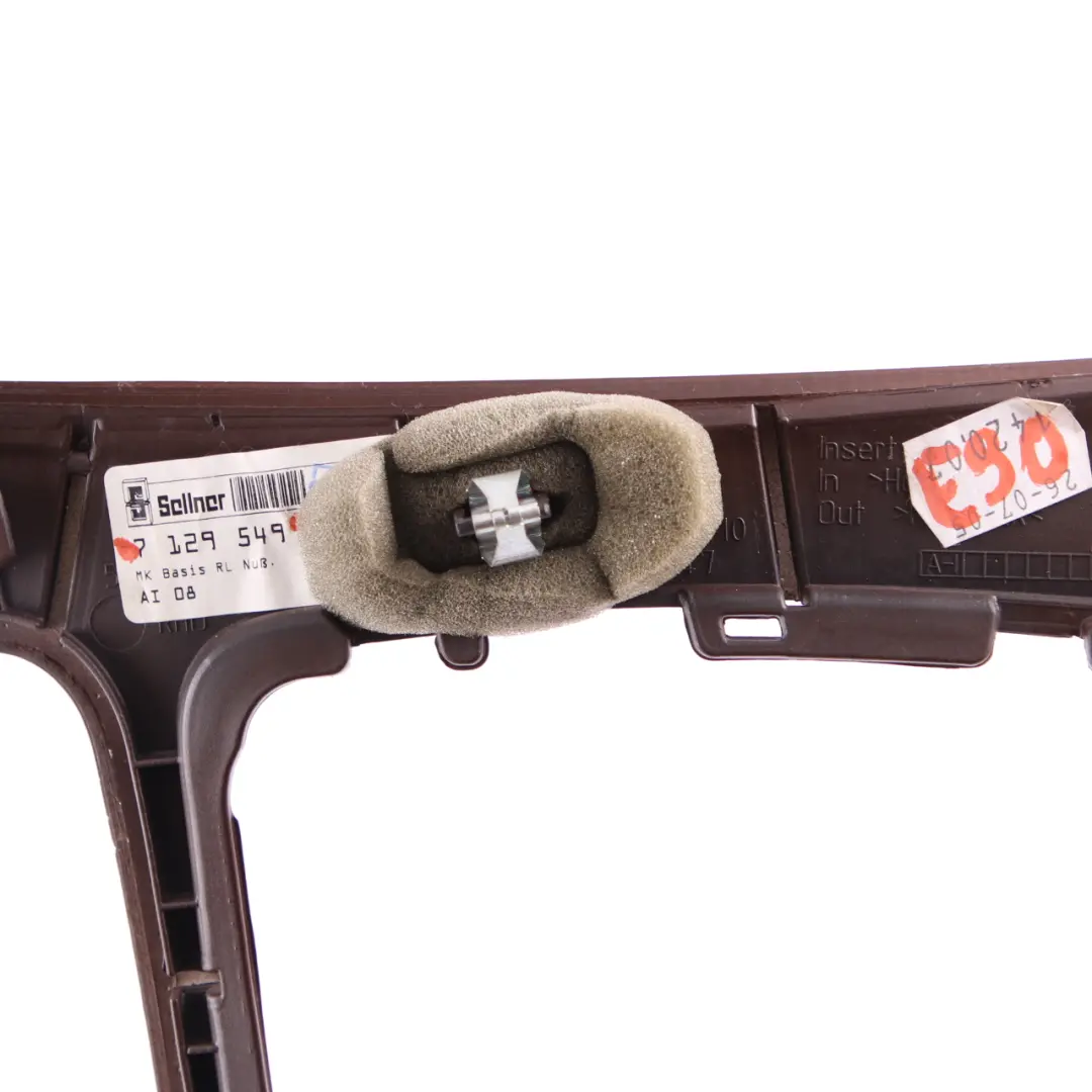 Centre Console Decor Cover Ashtray Wood Burr Walnut to BMW E90 E91 with Part number 7129549 BMW E90 E91 Centre Console Decor Cover Ashtray Wood Burr Walnut - SKU rhd-7129549-5 - Part number 7129549