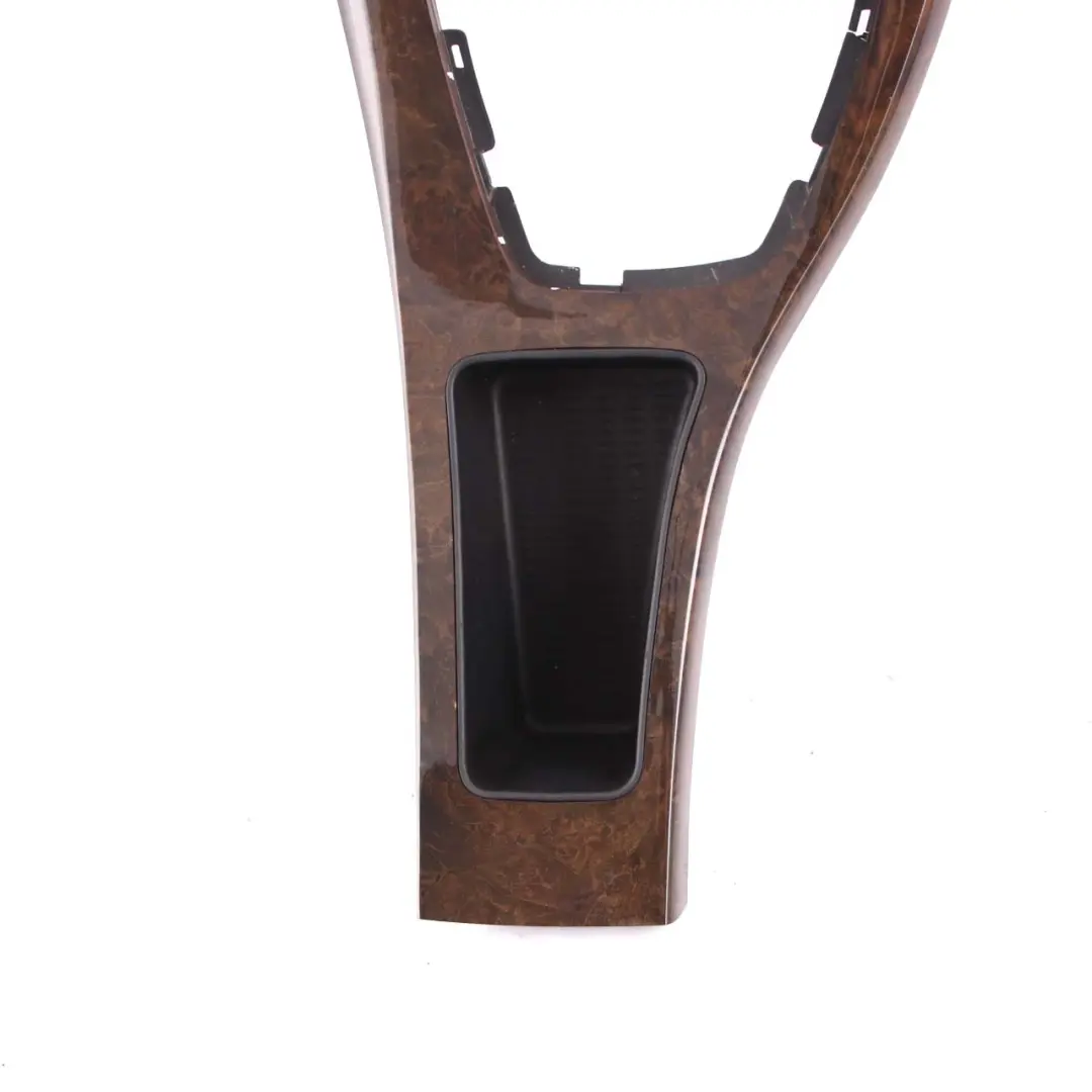 Centre Console Decor Cover Ashtray Wood Burr Walnut to BMW E90 E91 with Part number 7129549 BMW E90 E91 Centre Console Decor Cover Ashtray Wood Burr Walnut - SKU rhd-7129549-5 - Part number 7129549