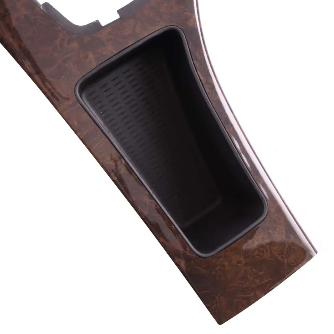 Centre Console Decor Cover Ashtray Wood Burr Walnut to BMW E90 E91 with Part number 7129549 BMW E90 E91 Centre Console Decor Cover Ashtray Wood Burr Walnut - SKU rhd-7129549-5 - Part number 7129549
