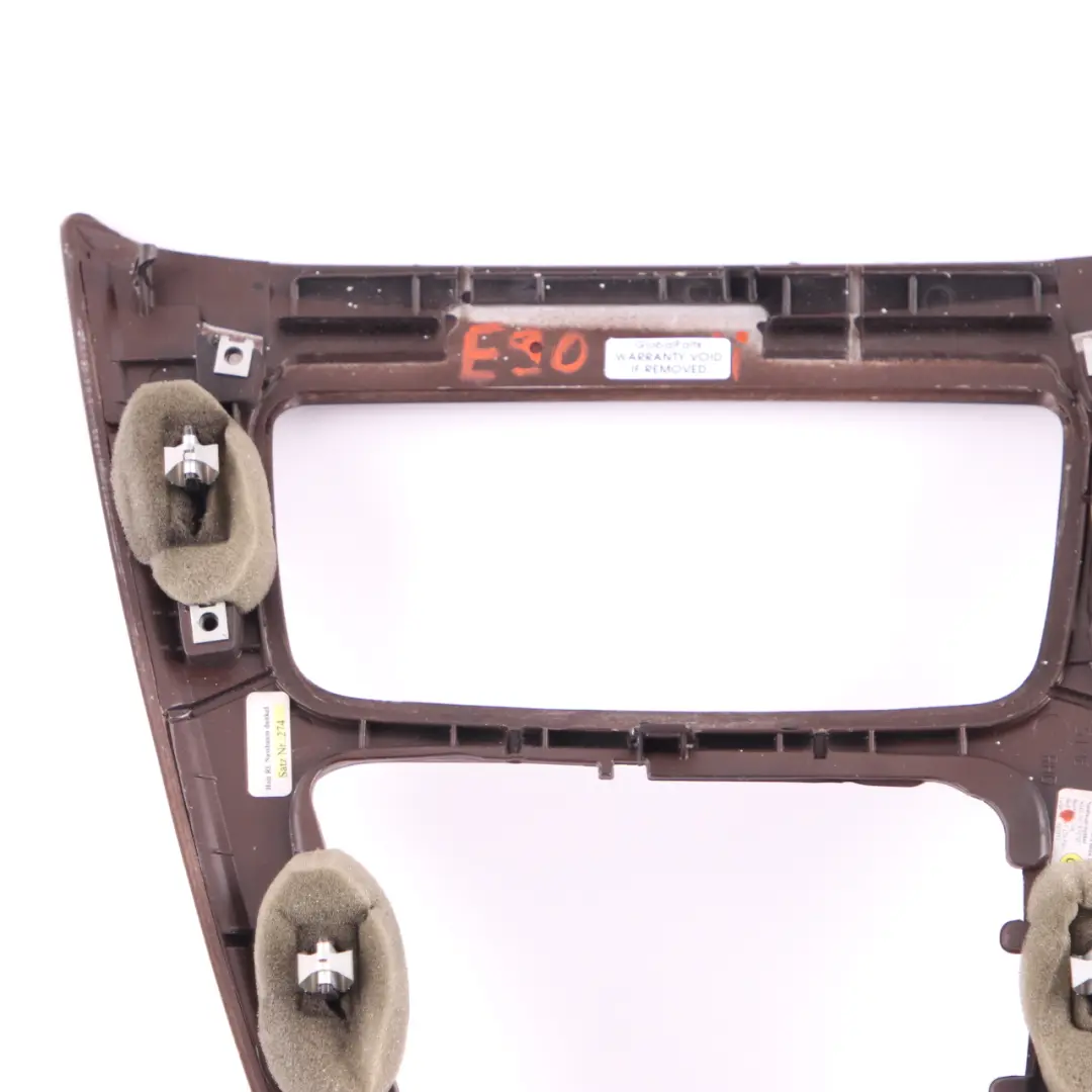 Centre Console Decor Cover Ashtray Trim Wood Burr Walnut to BMW E90 E91 with Part number 7129550 BMW E90 E91 Centre Console Decor Cover Ashtray Trim Wood Burr Walnut - SKU rhd-7129550 - Part number 7129550