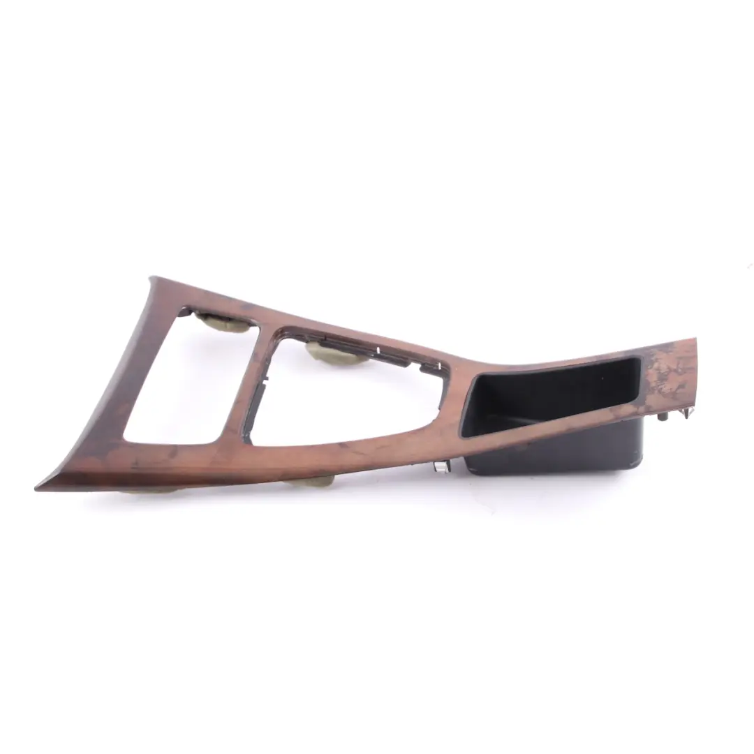 Centre Console Decor Cover Ashtray Trim Wood Burr Walnut to BMW E90 E91 with Part number 7129550 BMW E90 E91 Centre Console Decor Cover Ashtray Trim Wood Burr Walnut - SKU rhd-7129550 - Part number 7129550