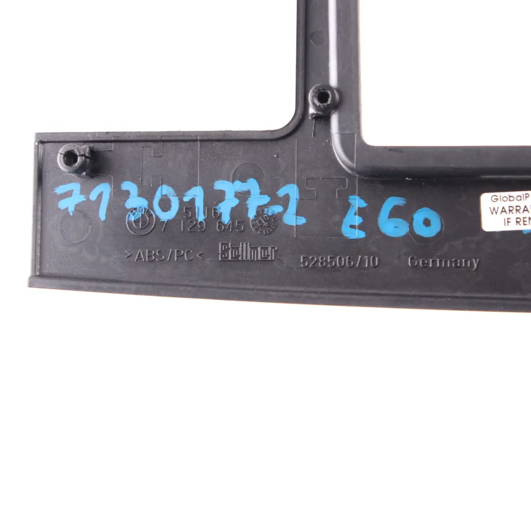 Decor Panel Centre Console Cover Titan II Dunkel 7129645 to BMW 5 Series E60 E61 with Part number 7130177 BMW 5 Series E60 E61 Decor Panel Centre Console Cover Titan II Dunkel 7129645 - SKU rhd-7130177-2 - Part number 7130177