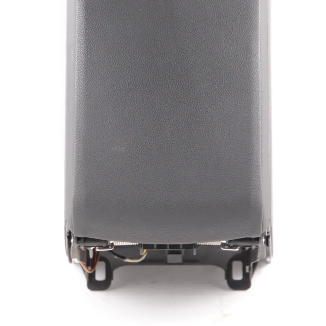 Centre Console Leather Armrest to BMW E90 E91 E92 E93 Black with Part number 7130692 BMW E90 E91 E92 E93 Black Centre Console Leather Armrest - SKU rhd-7130692-3 - Part number 7130692