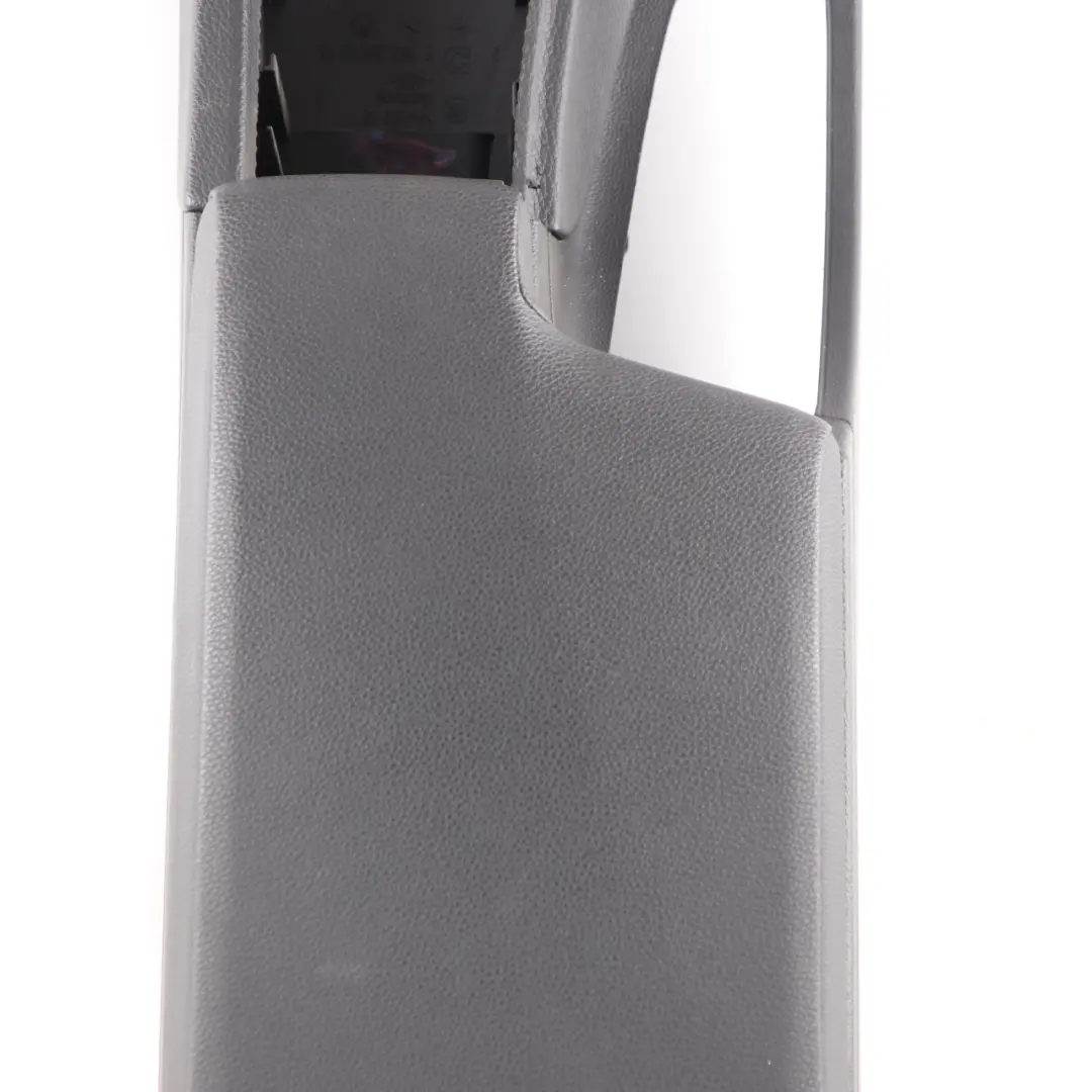BMW E90 E91 E92 E93 Black Centre Console Leather Armrest - SKU rhd-7130692-3 - Part number 7130692