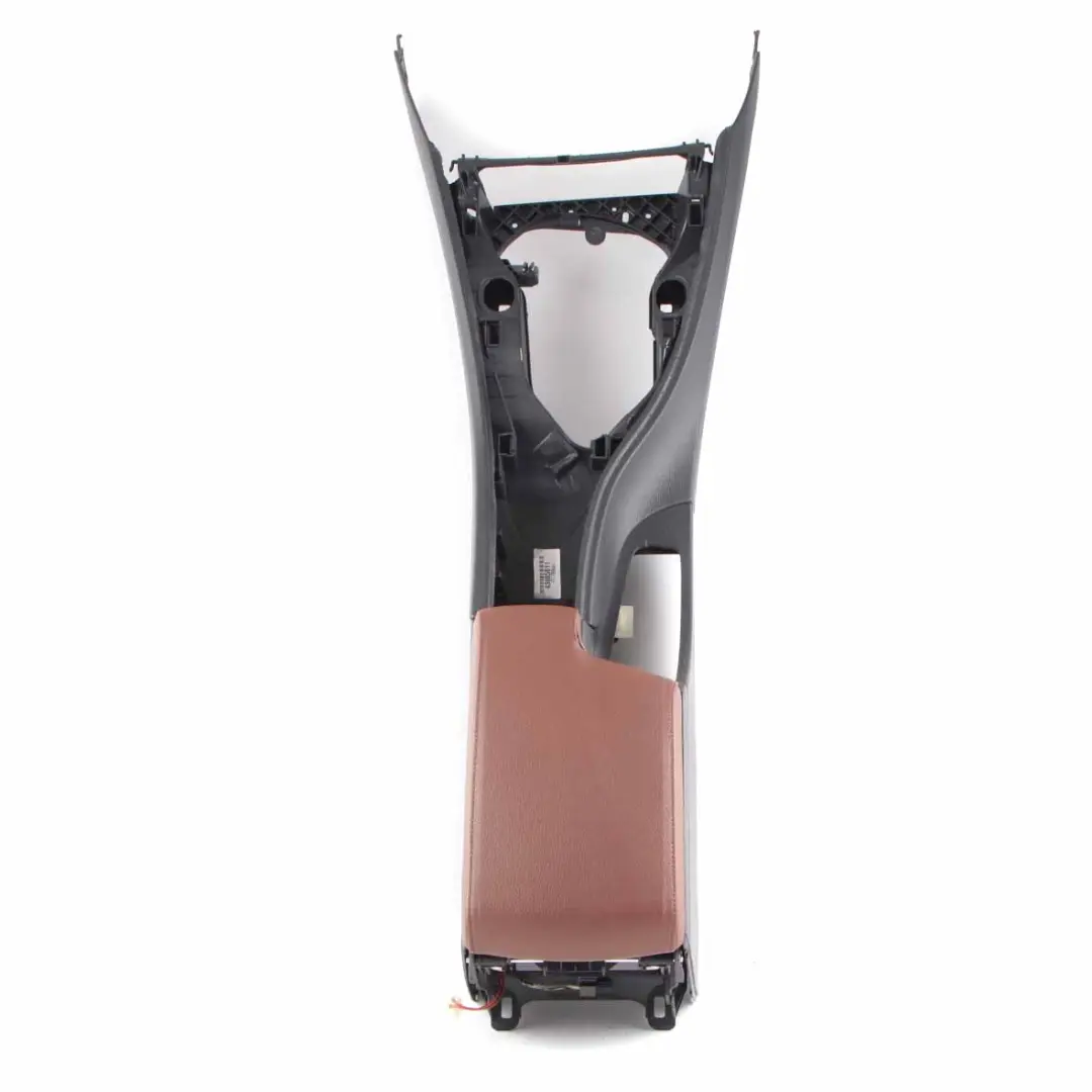 BMW E90 E91 Centre Console Leather Armrest Dakota Black Terra - SKU rhd-7130692-5 - Part number 7130692
