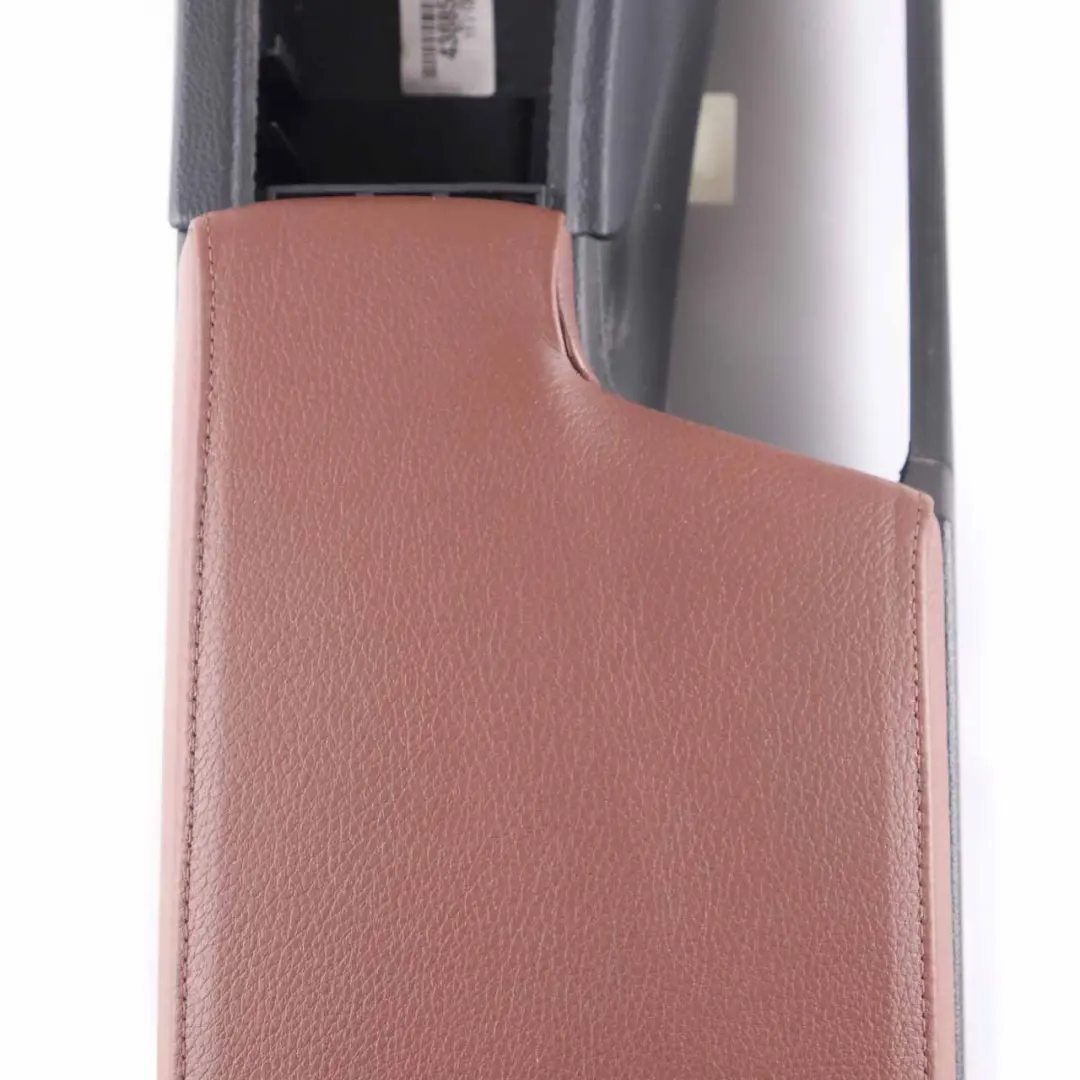 Centre Console Leather Armrest Dakota Black Terra to BMW E90 E91 with Part number 7130692 BMW E90 E91 Centre Console Leather Armrest Dakota Black Terra - SKU rhd-7130692-5 - Part number 7130692