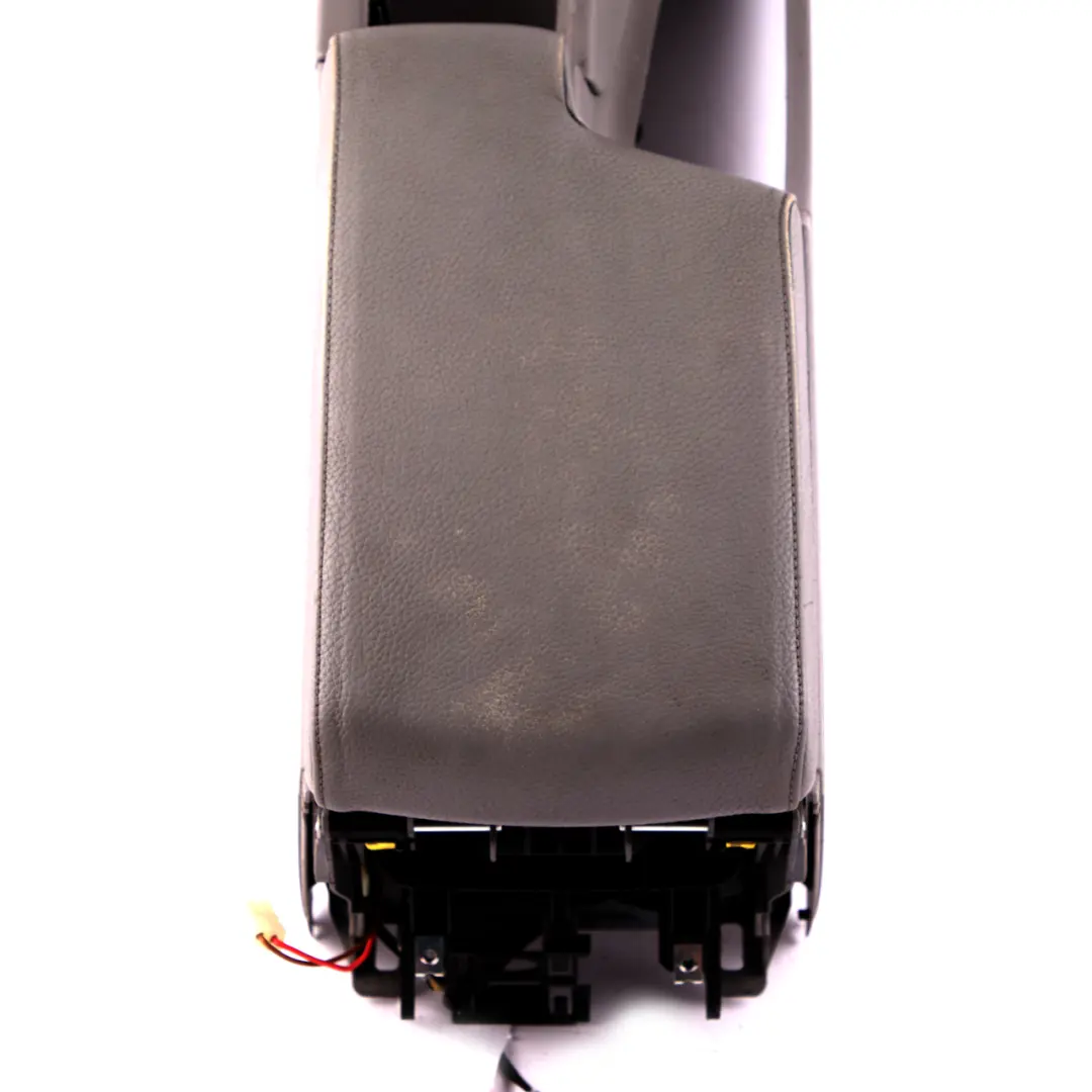 BMW 3 E90 E92 E93 Centre Console Cover Armrest Grey Leather Dakota - SKU rhd-7130693 - Part number 7963308