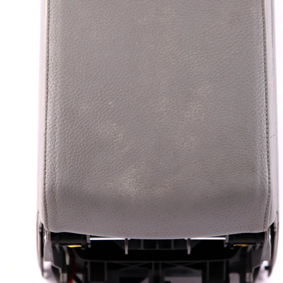 BMW 3 E90 E92 E93 Centre Console Cover Armrest Grey Leather Dakota - SKU rhd-7130693 - Part number 7963308