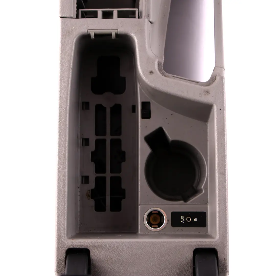 BMW 3 E90 E92 E93 Centre Console Cover Armrest Grey Leather Dakota - SKU rhd-7130693 - Part number 7963308