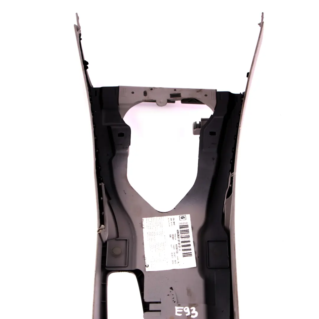 BMW 3 E90 E92 E93 Centre Console Cover Armrest Grey Leather Dakota - SKU rhd-7130693 - Part number 7963308