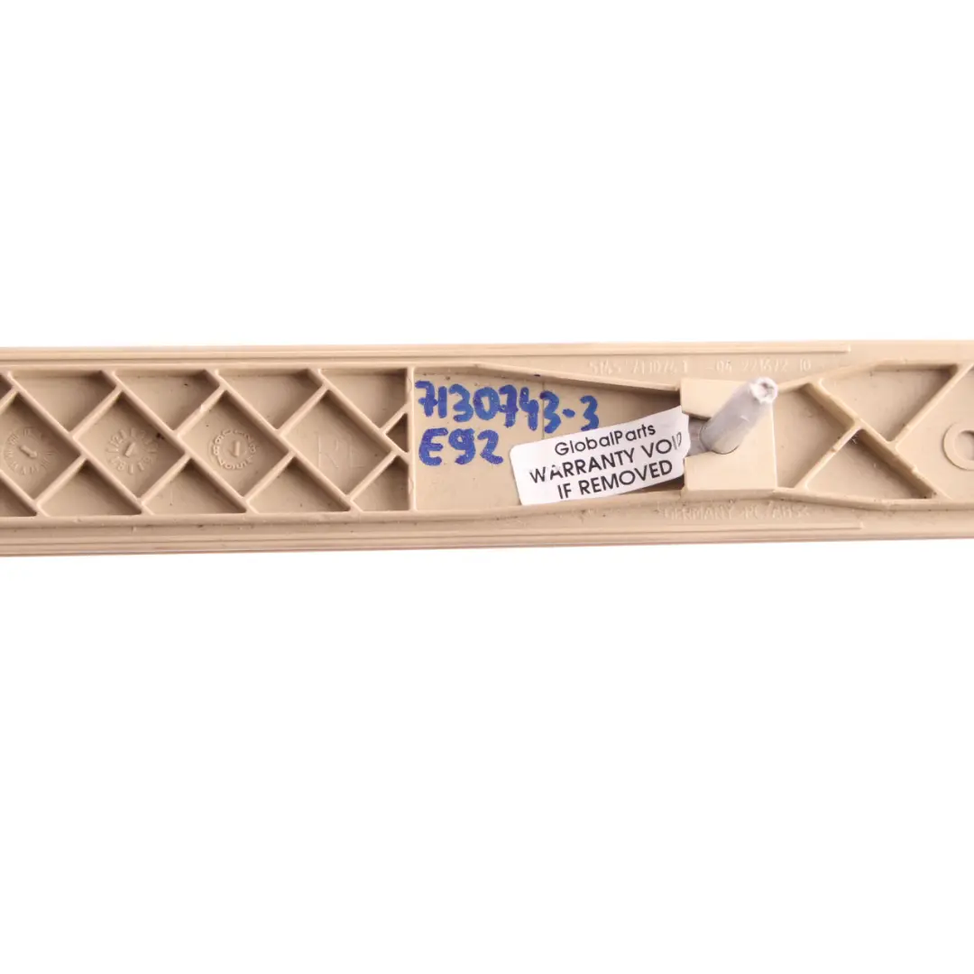 Trim Panel Dashboard Dash Drink Holder Beige to BMW 3 Series 3 E90 E91 E92 with Part number 7130743 BMW 3 Series 3 E90 E91 E92 Trim Panel Dashboard Dash Drink Holder Beige - SKU rhd-7130743-3 - Part number 7130743