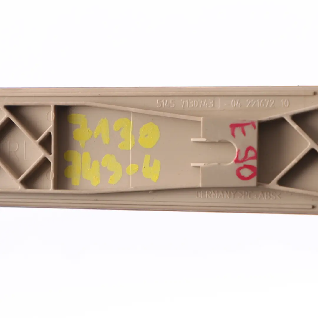 Trim Panel Dashboard Dash Cup Drink Holder Cover Beige to BMW E90 E91 E92 with Part number 7130743 BMW E90 E91 E92 Trim Panel Dashboard Dash Cup Drink Holder Cover Beige - SKU rhd-7130743-4 - Part number 7130743