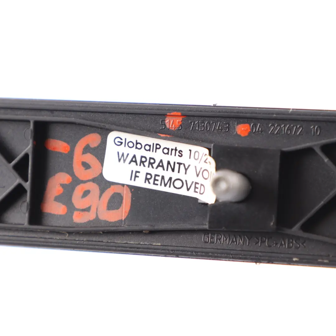 BMW E90 E91 E92 E93 LCI Trim Panel Cup Holder Dashboard Dash Cover - SKU rhd-7130743-6 - Part number 7130743