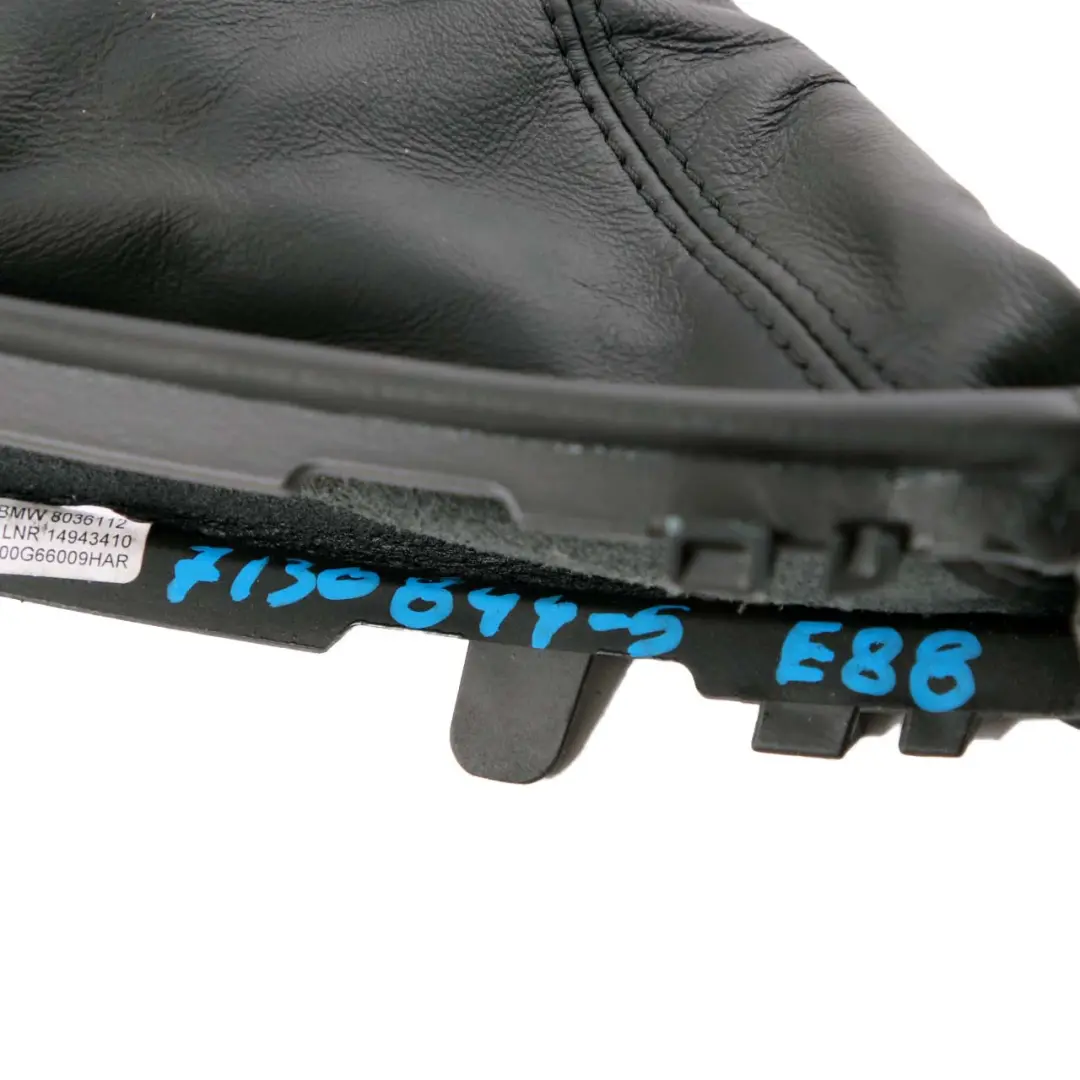 Handbrake Lever Cover Black Schwarz to BMW 1 Series E82 E87 E88 with Part number 7130844 BMW 1 Series E82 E87 E88 Handbrake Lever Cover Black Schwarz - SKU rhd-7130844-5 - Part number 7130844