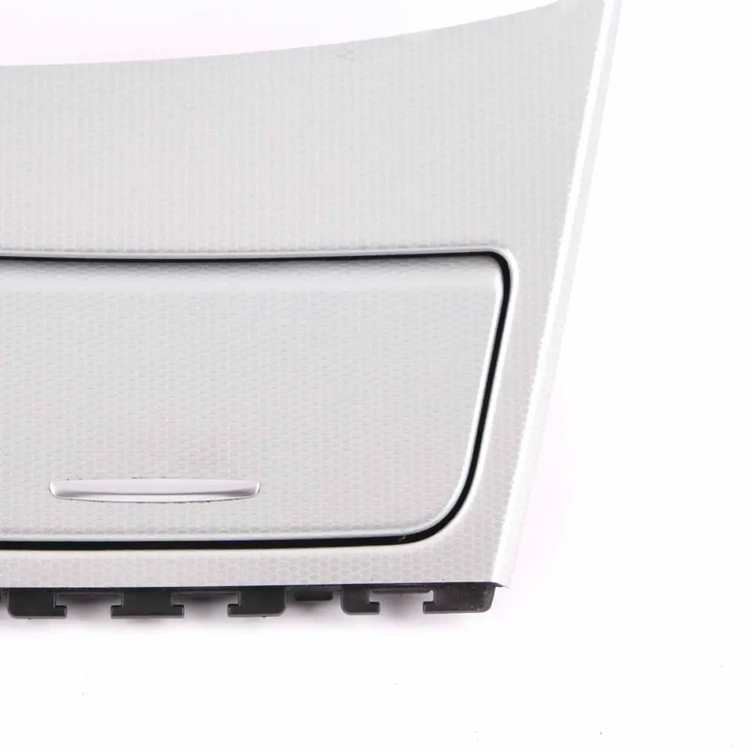 Ashtray Finisher Trim Tray Cover Decor Kodiak Silver Panel to BMW E87 with Part number 7131634 BMW E87 Ashtray Finisher Trim Tray Cover Decor Kodiak Silver Panel - SKU rhd-7131634 - Part number 7131634