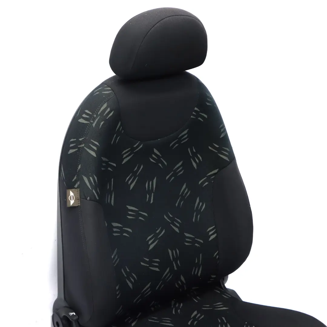 Fotel Lewy Przód Materiał Random Panther Black do Mini Cabrio R52 o numerze 7131923 Mini Cabrio R52 Fotel Lewy Przód Materiał Random Panther Black - SKU rhd-7131923 - Numer Części 7131923