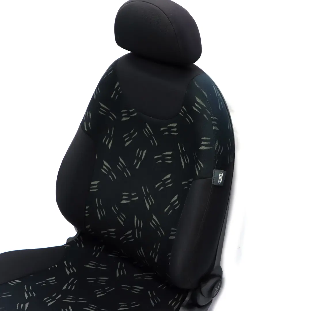 Front Left N/S Seat Cloth Fabric Random Panther Black to Mini Cabrio R52 with Part number 7131923 Mini Cabrio R52 Front Left N/S Seat Cloth Fabric Random Panther Black - SKU rhd-7131923 - Part number 7131923