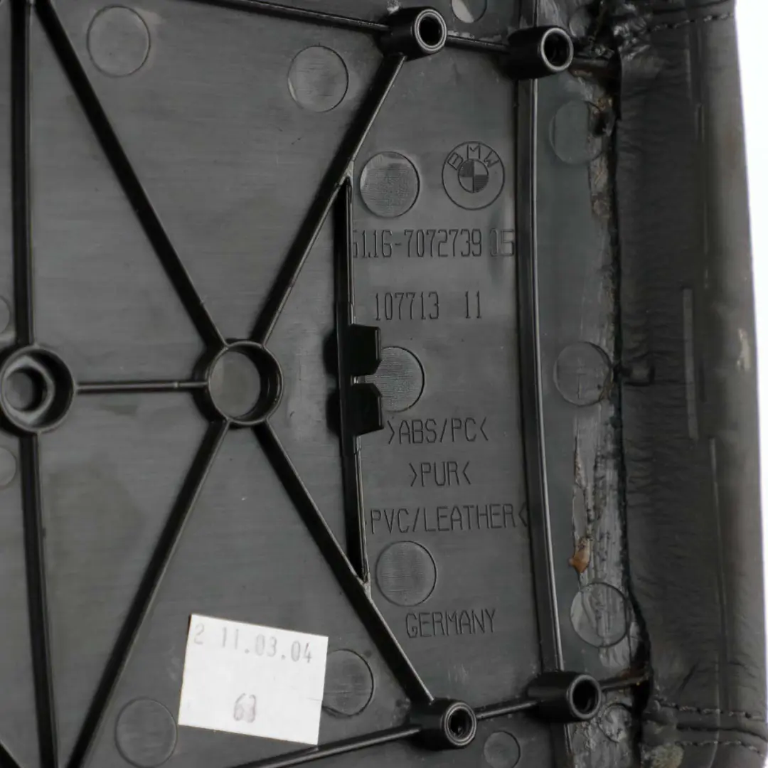 Leather Cover Centre Console Armrest Basalt Grey 7072739 to BMW 6 Series E63 E64 with Part number 9285139 BMW 6 Series E63 E64 Leather Cover Centre Console Armrest Basalt Grey 7072739 - SKU rhd-7132043 - Part number 9285139