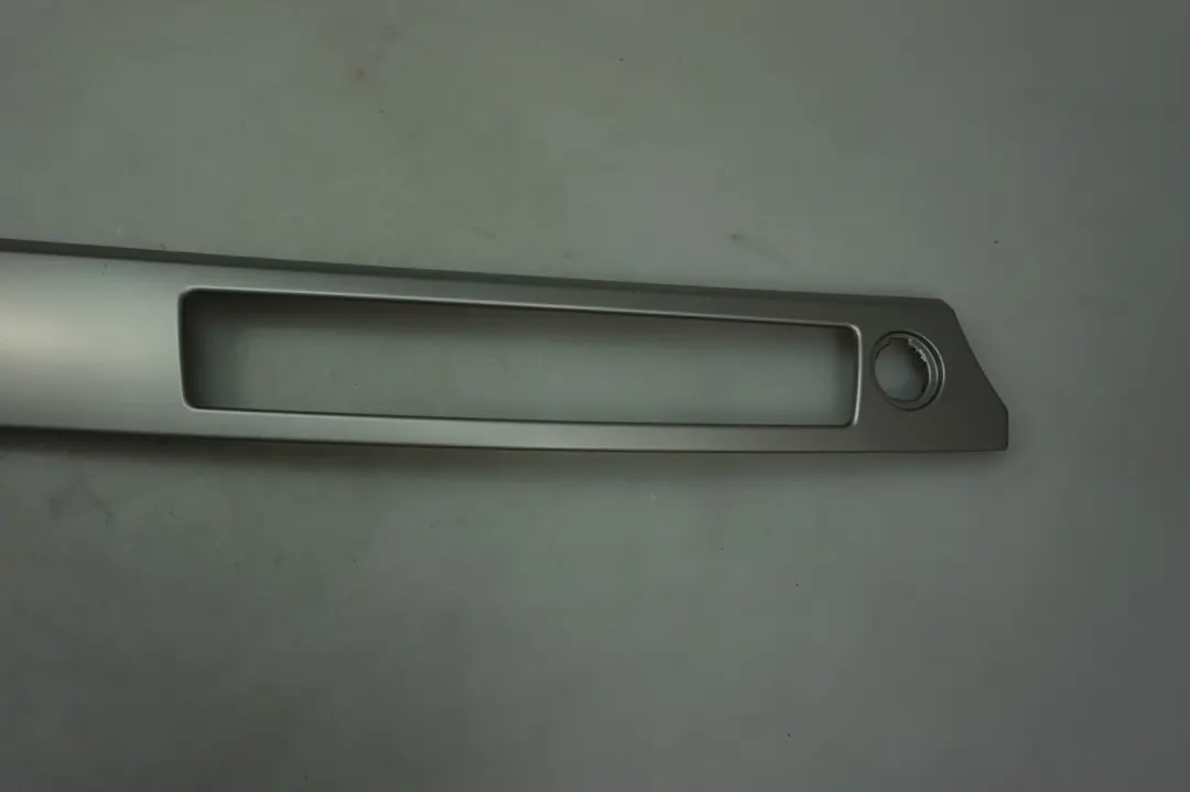 BMW 3 Series E90 E91 Decorative Dashboard Strip Trim Titan 90 Silver - SKU rhd-7132846-2 - Part number 7132846