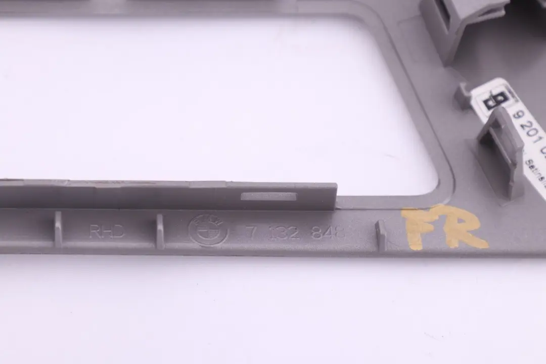 BMW 3 Series E90 E91 LCI E92 E93 Decorative Strip Dashboard Right Satin Silver - SKU rhd-7132848-12 - Part number 9197276