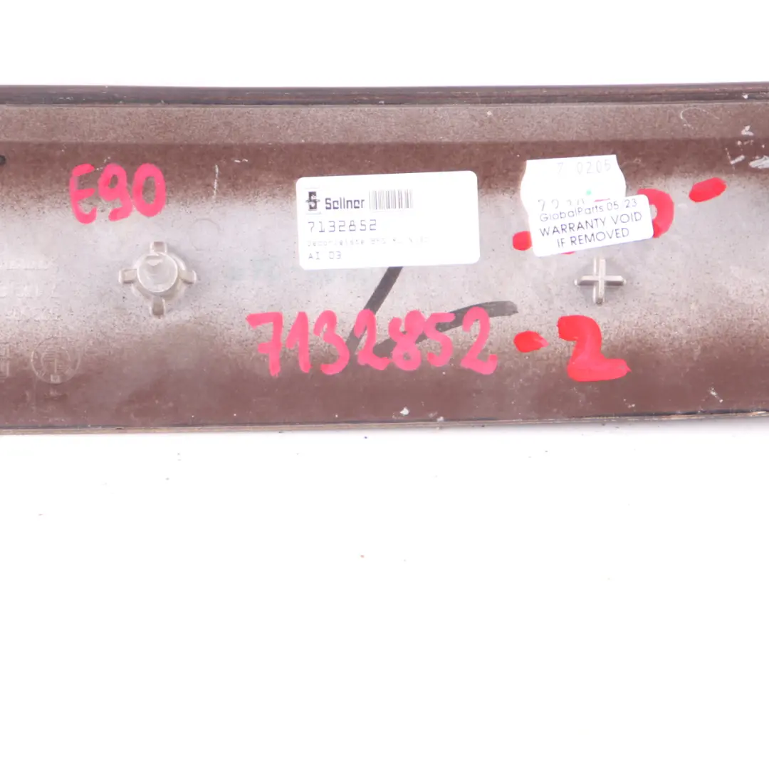  Dashboard Cover BMW E90 E91 Trim Dash Panel Left N/S Burr Nutwood Wood - SKU rhd-7132852-2 - Part number 7132852