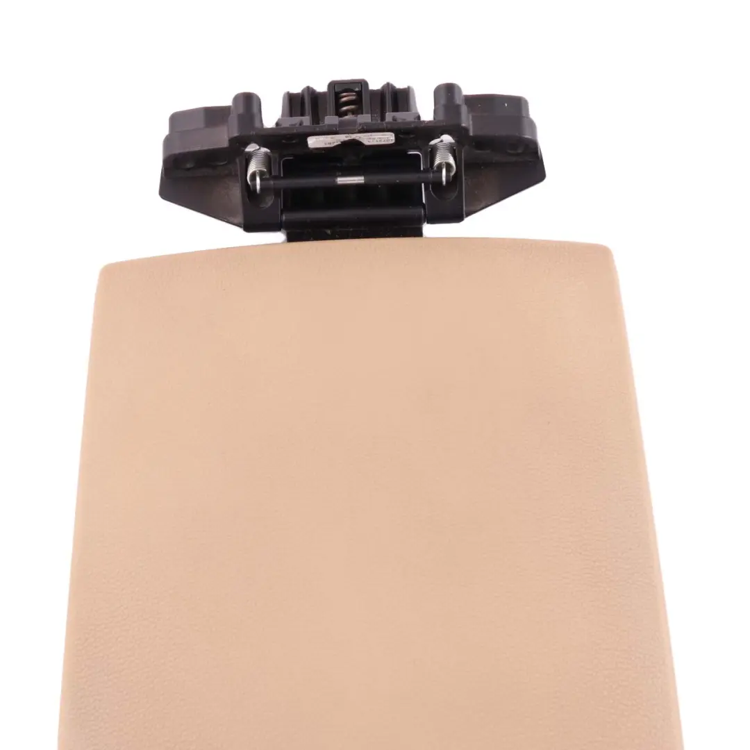 BMW E60 E61 LCI Cover Centre Console Armrest Tray Cover Leather Beige - SKU rhd-7133211-1 - Part number 7133211