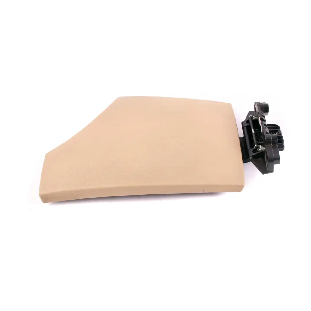 BMW E60 E61 LCI Cover Centre Console Armrest Tray Cover Leather Beige - SKU rhd-7133211-1 - Part number 7133211