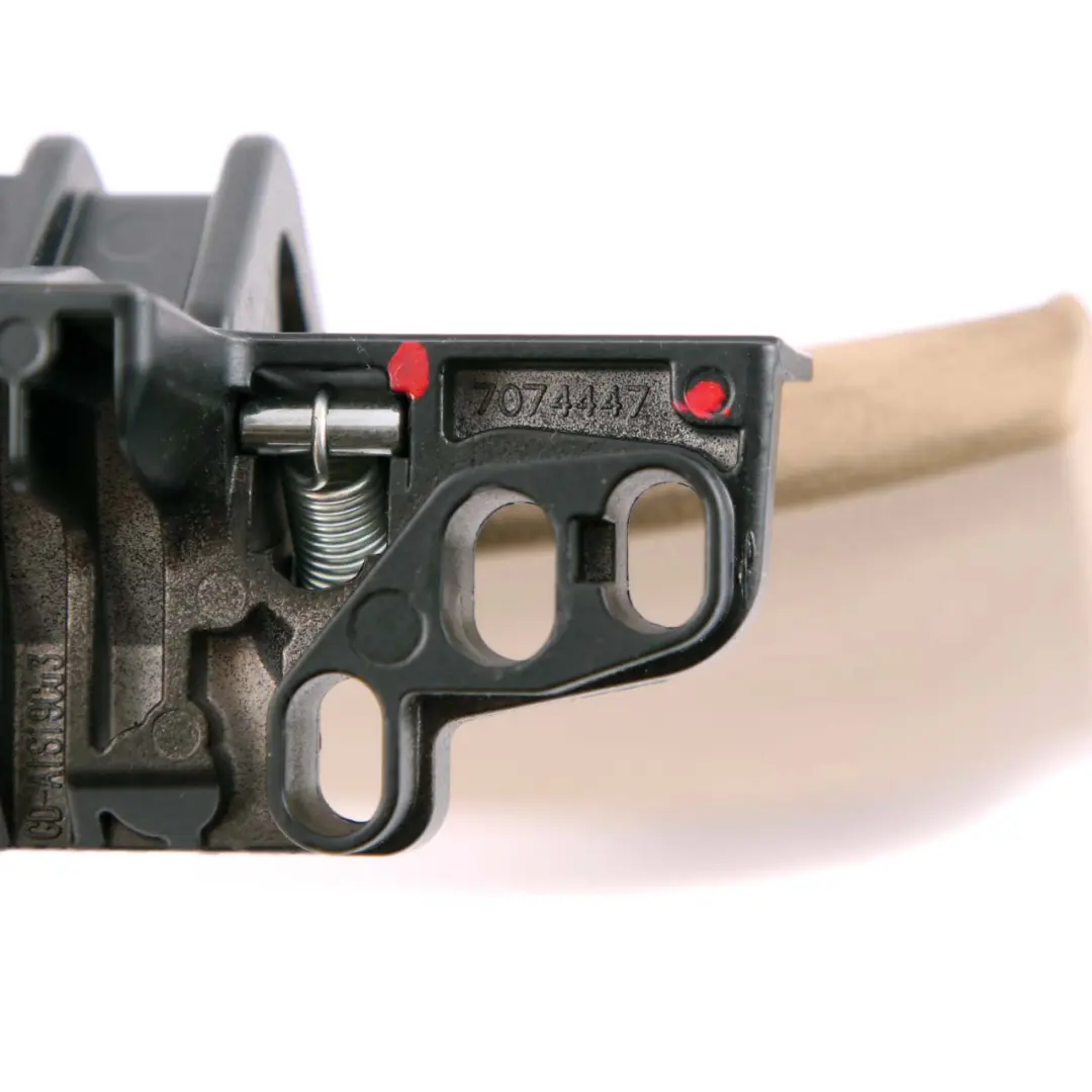 BMW E60 E61 LCI Cover Centre Console Armrest Tray Cover Leather Beige - SKU rhd-7133211-1 - Part number 7133211