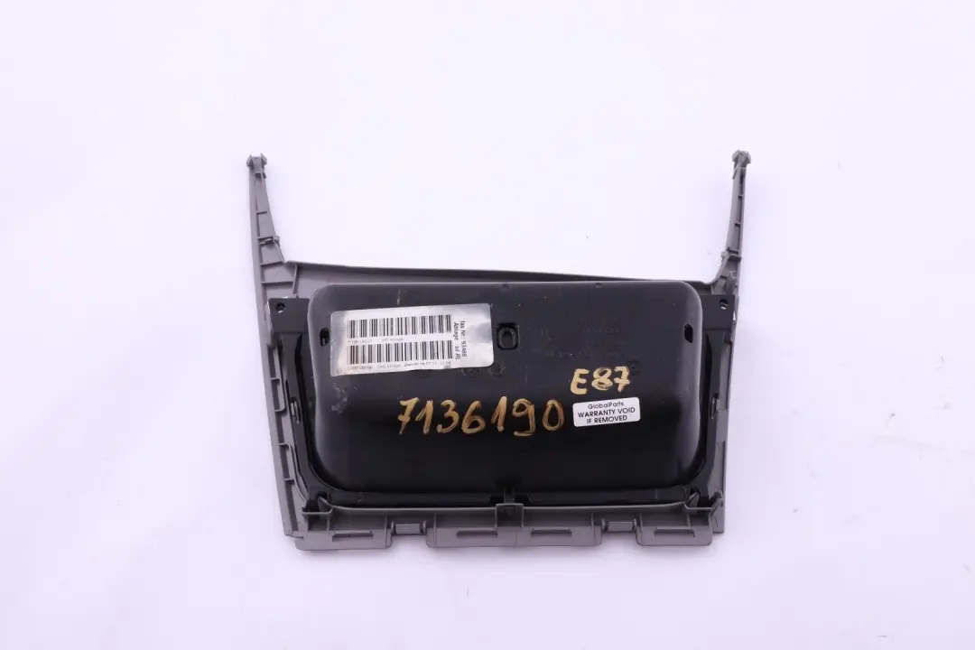 Interior Storage Tray Utility Box Front Titan Matt to BMW 1 Series E87 with Part number 7136190 BMW 1 Series E87 Interior Storage Tray Utility Box Front Titan Matt - SKU rhd-7136190 - Part number 7136190