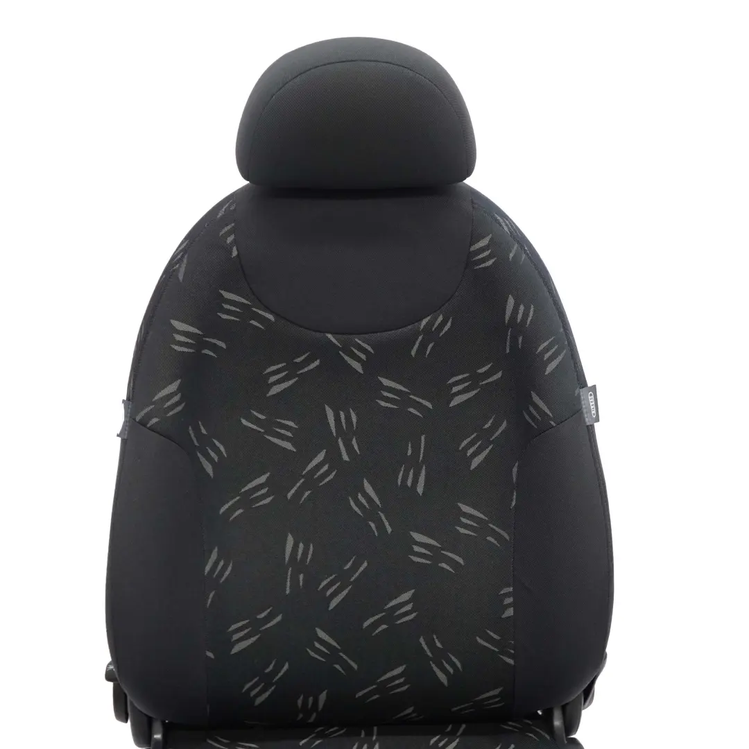 Mini Cooper One R50 Front Left N/S Cloth Fabric Random Seat Panther Black - SKU rhd-7136281-1 - Part number 7136281