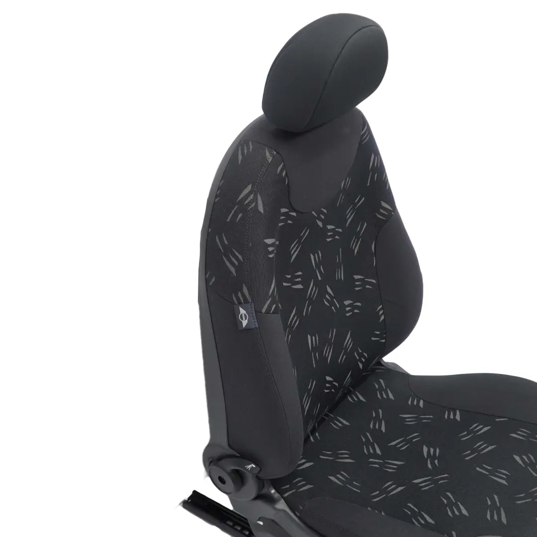 Fotel Siedzenie Lewy Przód Przednie Materiał Panther Black do Mini One R50 o numerze 7136281 Mini One R50 Fotel Siedzenie Lewy Przód Przednie Materiał Panther Black - SKU rhd-7136281-1 - Numer Części 7136281