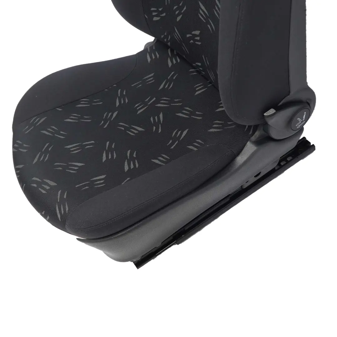 Mini Cooper One R50 Front Left N/S Cloth Fabric Random Seat Panther Black - SKU rhd-7136281-1 - Part number 7136281
