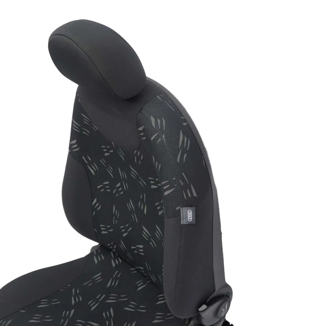Mini Cooper One R50 Front Left N/S Cloth Fabric Random Seat Panther Black - SKU rhd-7136281-1 - Part number 7136281