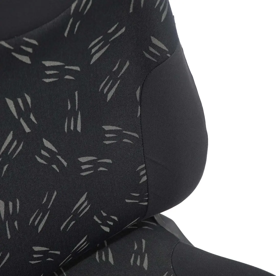 Mini Cooper One R50 Front Left N/S Cloth Fabric Random Seat Panther Black - SKU rhd-7136281-1 - Part number 7136281