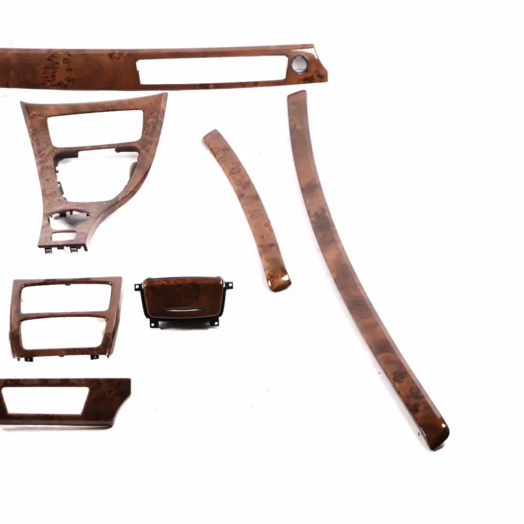 Interior Trim Cover Set Dash Dashboard Wood Poplar Grain Light to BMW 3 Series E93 with Part number 7137481 BMW 3 Series E93 Interior Trim Cover Set Dash Dashboard Wood Poplar Grain Light - SKU rhd-7137481 - Part number 7137481