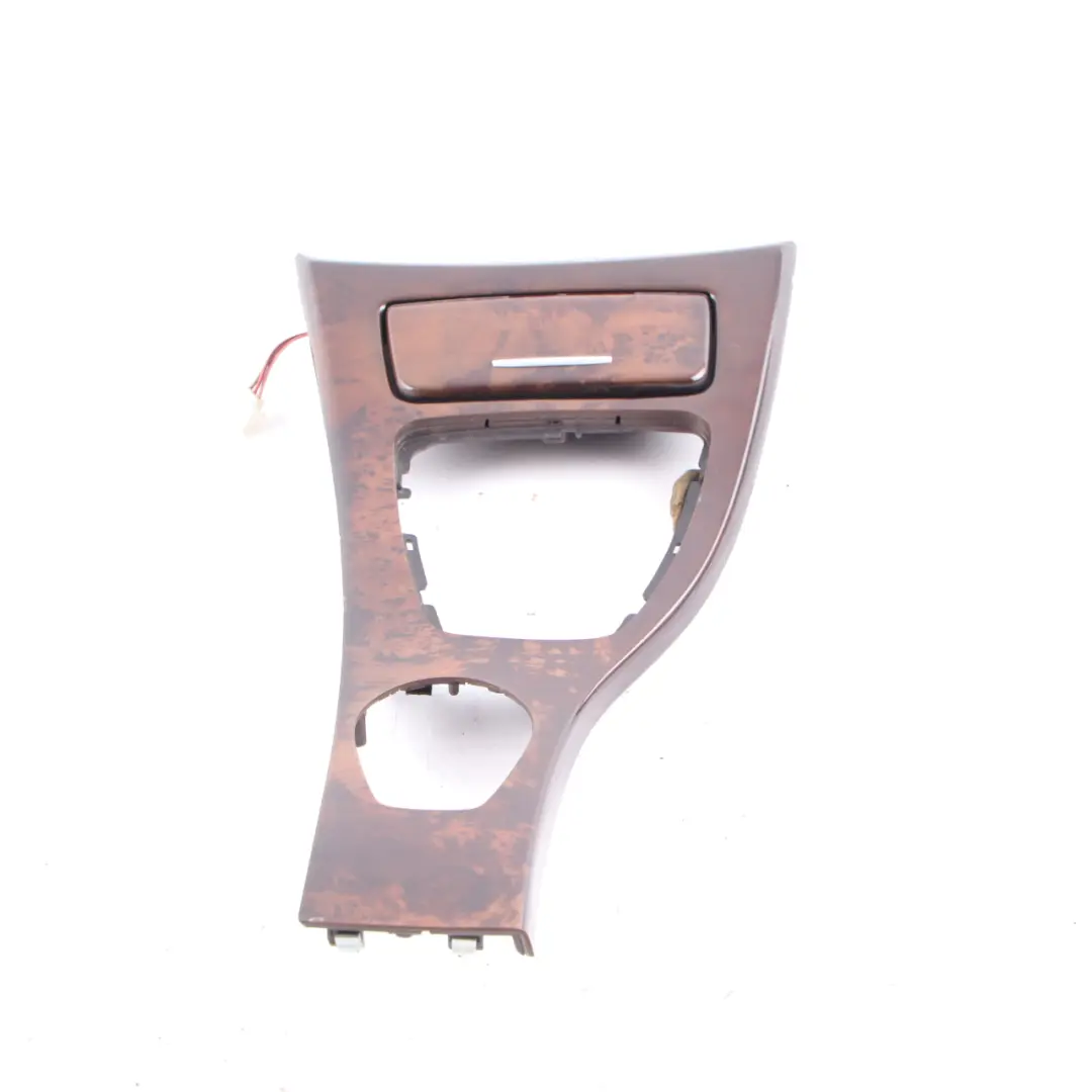 Centre Console Ashtray Ash Tray Trim Wood Burr Walnut to BMW 3 Series 3 E90 E91 with Part number 7137485 BMW 3 Series 3 E90 E91 Centre Console Ashtray Ash Tray Trim Wood Burr Walnut - SKU rhd-7137485-3 - Part number 7137485