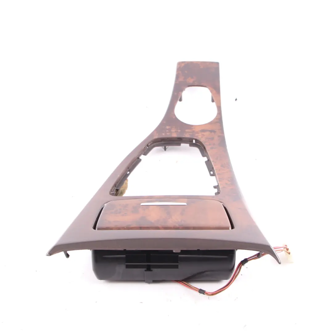 Centre Console Ashtray Ash Tray Trim Wood Burr Walnut to BMW 3 Series 3 E90 E91 with Part number 7137485 BMW 3 Series 3 E90 E91 Centre Console Ashtray Ash Tray Trim Wood Burr Walnut - SKU rhd-7137485-3 - Part number 7137485