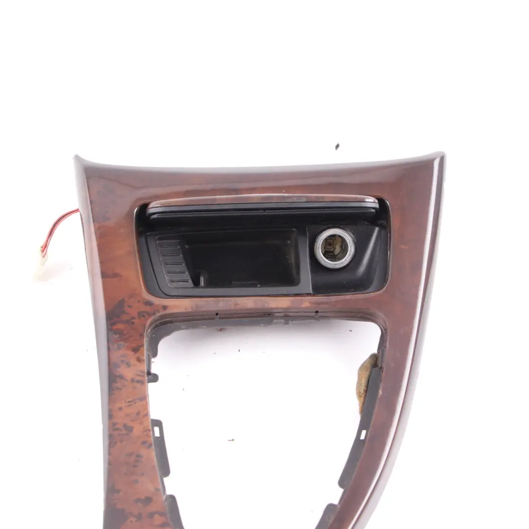 BMW 3 Series 3 E90 E91 Centre Console Ashtray Ash Tray Trim Wood Burr Walnut - SKU rhd-7137485-3 - Part number 7137485