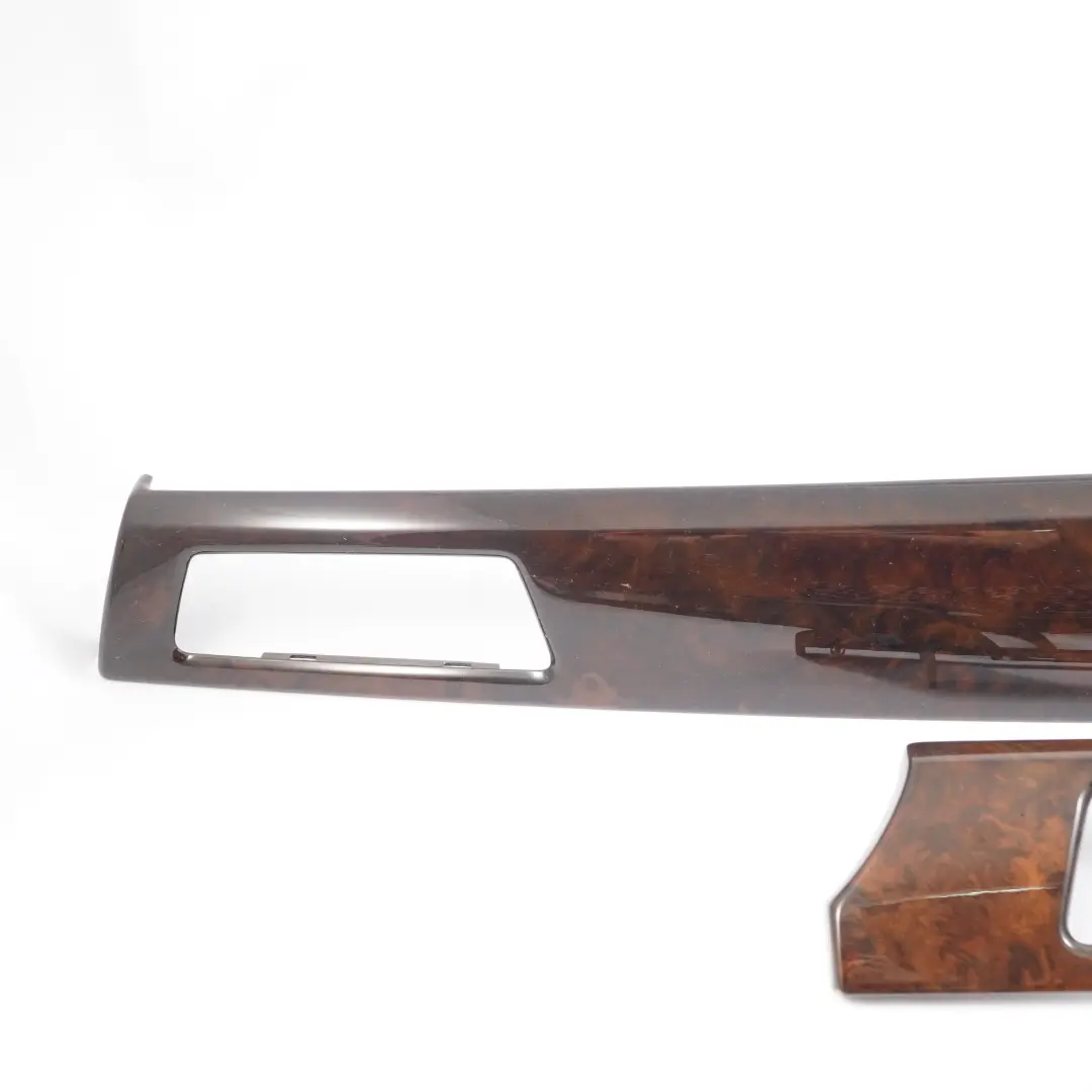 Dashboard Trim Set Interior Cover Strip Console Ashtray Wood Burr Walnut to BMW E90 with Part number 7137485 BMW E90 Dashboard Trim Set Interior Cover Strip Console Ashtray Wood Burr Walnut - SKU rhd-7137485 - Part number 7137485