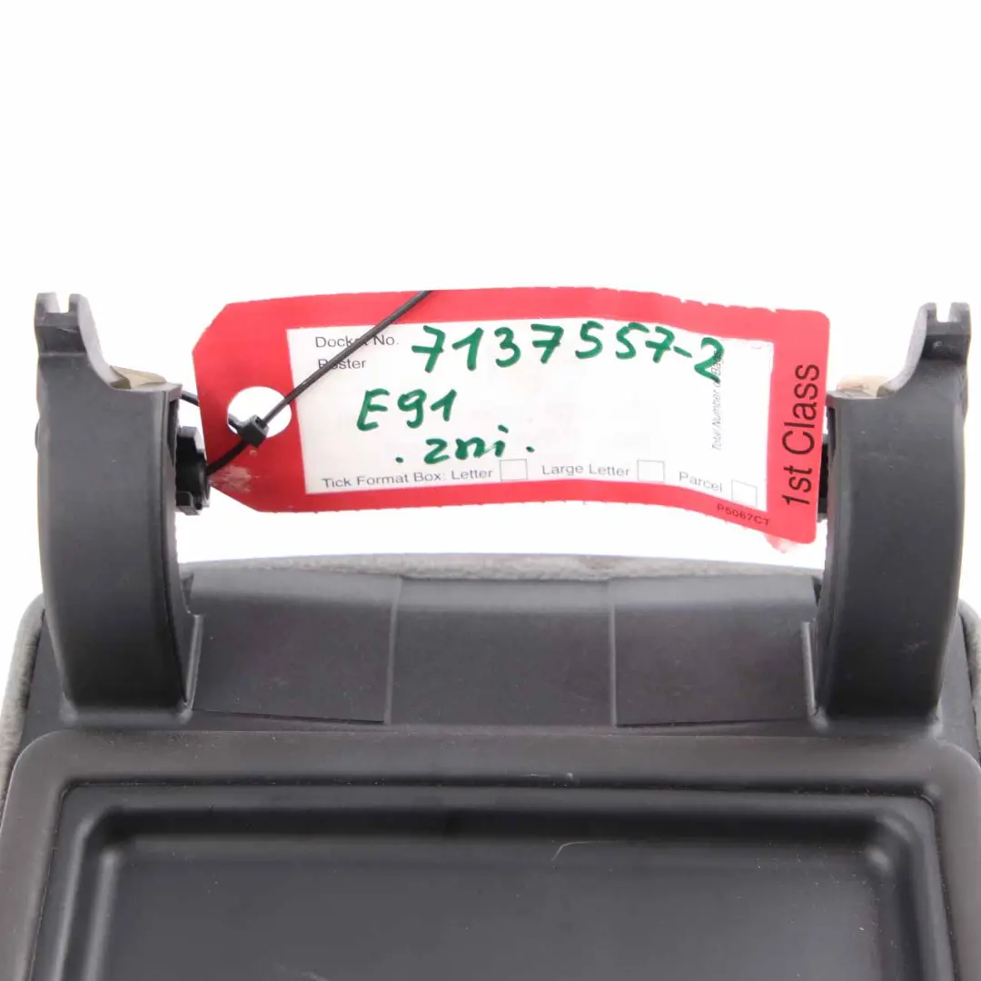 Arm Rest BMW E90 E91 Centre Console Cover Armrest Leather Grau Grey to with Part number 7137557 Arm Rest BMW E90 E91 Centre Console Cover Armrest Leather Grau Grey - SKU rhd-7137557-2 - Part number 7137557