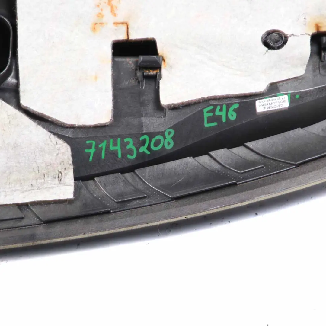 Dashboard Dash Panel BMW E46 Instrument Trim Panel Cover Black to with Part number 7143208 Dashboard Dash Panel BMW E46 Instrument Trim Panel Cover Black - SKU rhd-7143208 - Part number 7143208