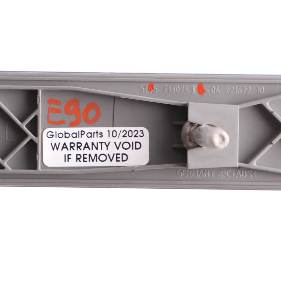 Trim Panel Cover Dashboard Dash Cup Holder Grey 7130743 to BMW E90 E91 E92 E93 with Part number 7144258 BMW E90 E91 E92 E93 Trim Panel Cover Dashboard Dash Cup Holder Grey 7130743 - SKU rhd-7144258 - Part number 7144258