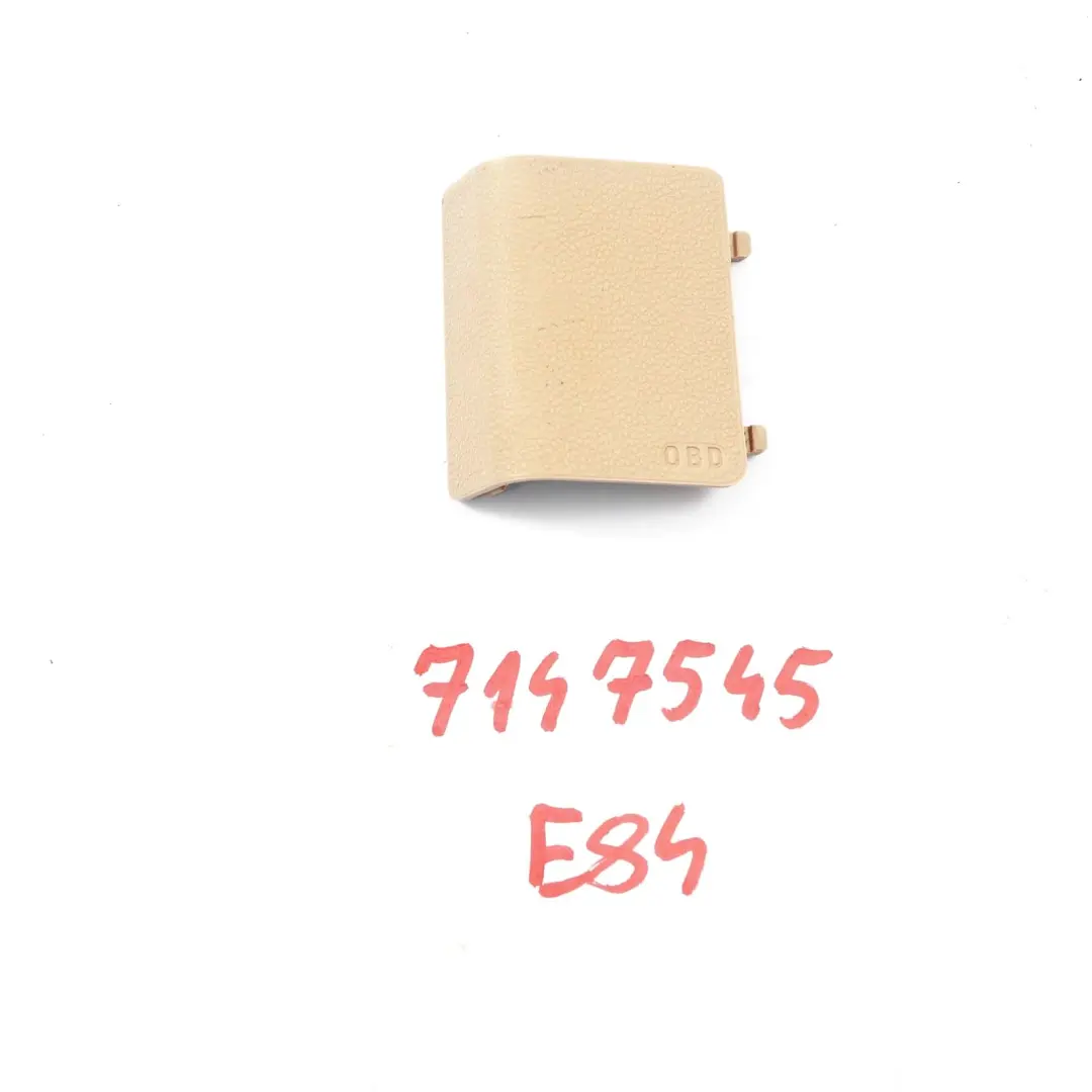 OBD Plug Cover Trim Socket Beige to BMW E84 E90 E91 with Part number 7145701 BMW E84 E90 E91 OBD Plug Cover Trim Socket Beige - SKU rhd-7145701-3 - Part number 7145701