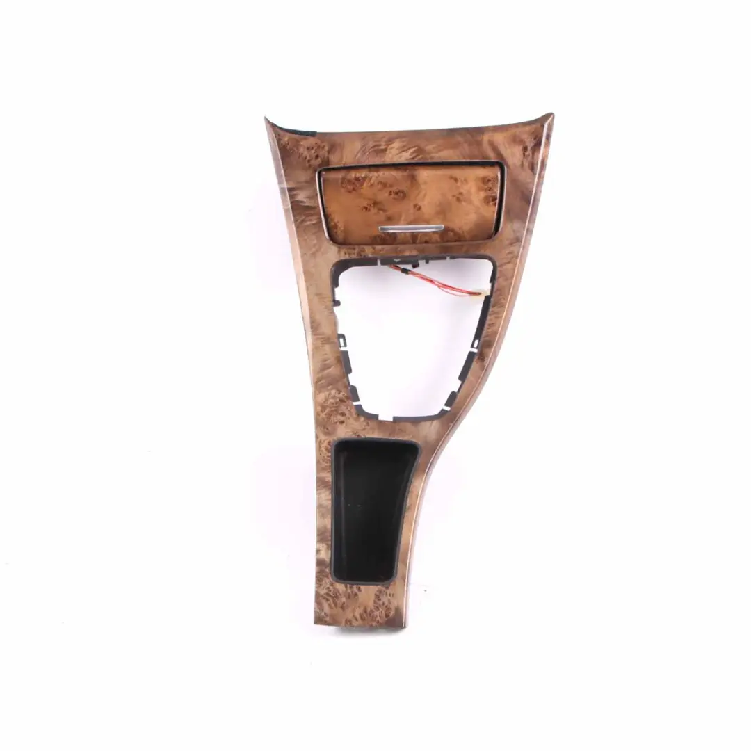 Centre Console Decor Cover Ash Tray Wood Poplar Grain Light to BMW E92 with Part number 7145711 BMW E92 Centre Console Decor Cover Ash Tray Wood Poplar Grain Light - SKU rhd-7145711 - Part number 7145711