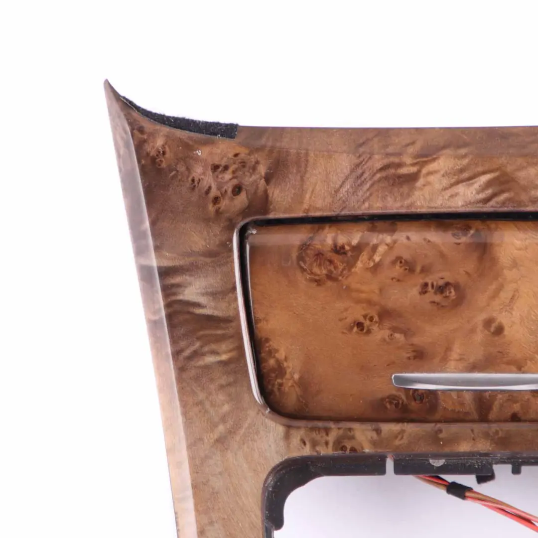 BMW E92 Centre Console Decor Cover Ash Tray Wood Poplar Grain Light - SKU rhd-7145711 - Part number 7145711