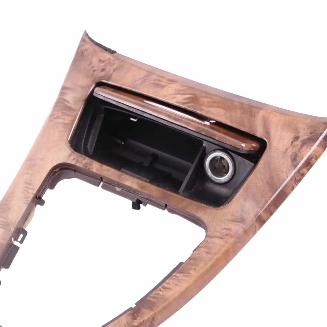 Centre Console Decor Cover Ash Tray Wood Poplar Grain Light to BMW E92 with Part number 7145711 BMW E92 Centre Console Decor Cover Ash Tray Wood Poplar Grain Light - SKU rhd-7145711 - Part number 7145711