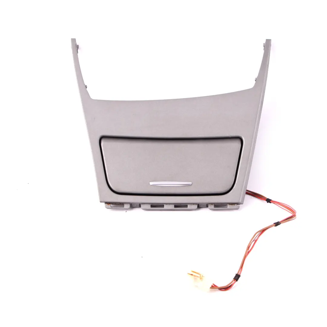 Front Ashtray Tray Decor Cover Finisher Titan Matt to BMW 1 Series E87 4 with Part number 7146674 BMW 1 Series E87 4 Front Ashtray Tray Decor Cover Finisher Titan Matt - SKU rhd-7146674-4 - Part number 7146674